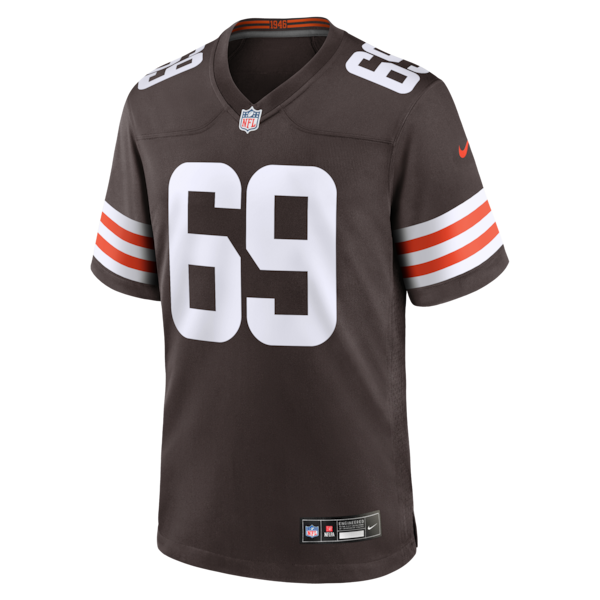 Tyre Phillips Cleveland Browns Nike Team Game Jersey -  Brown