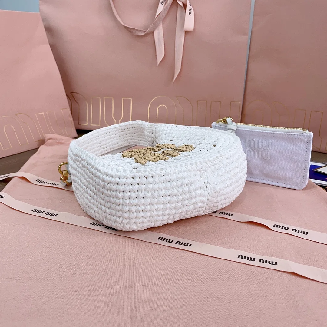 Miu Miu Woven Leather Hobo Bag product photo from LabelPicks