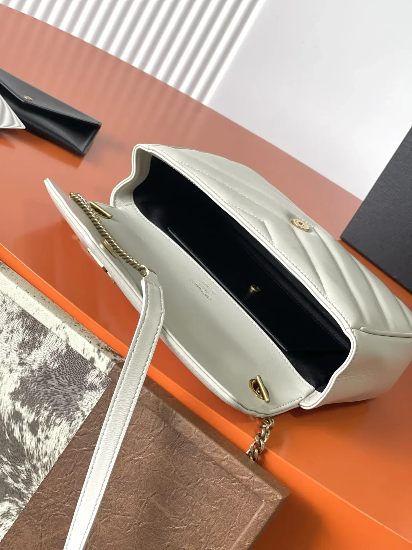 Saint Laurent Lambskin Loulou Crossbody Bag product photo from LabelPicks