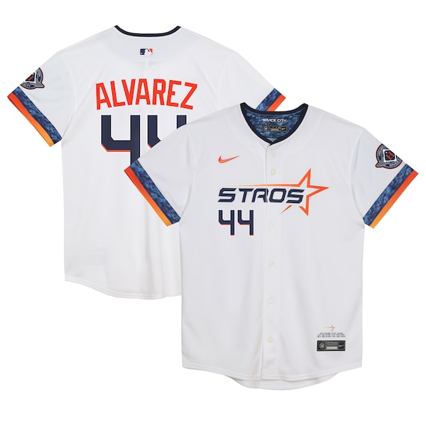 Yordan Alvarez Houston Astros Nike Preschool 2025 City Connect Limited Player Jersey - White