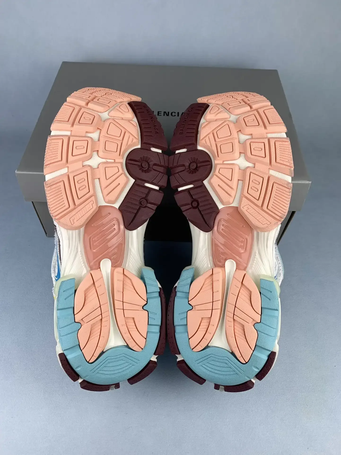 Balenciaga Runner Sneaker in Blue/Yellow/White product photo from LabelPicks