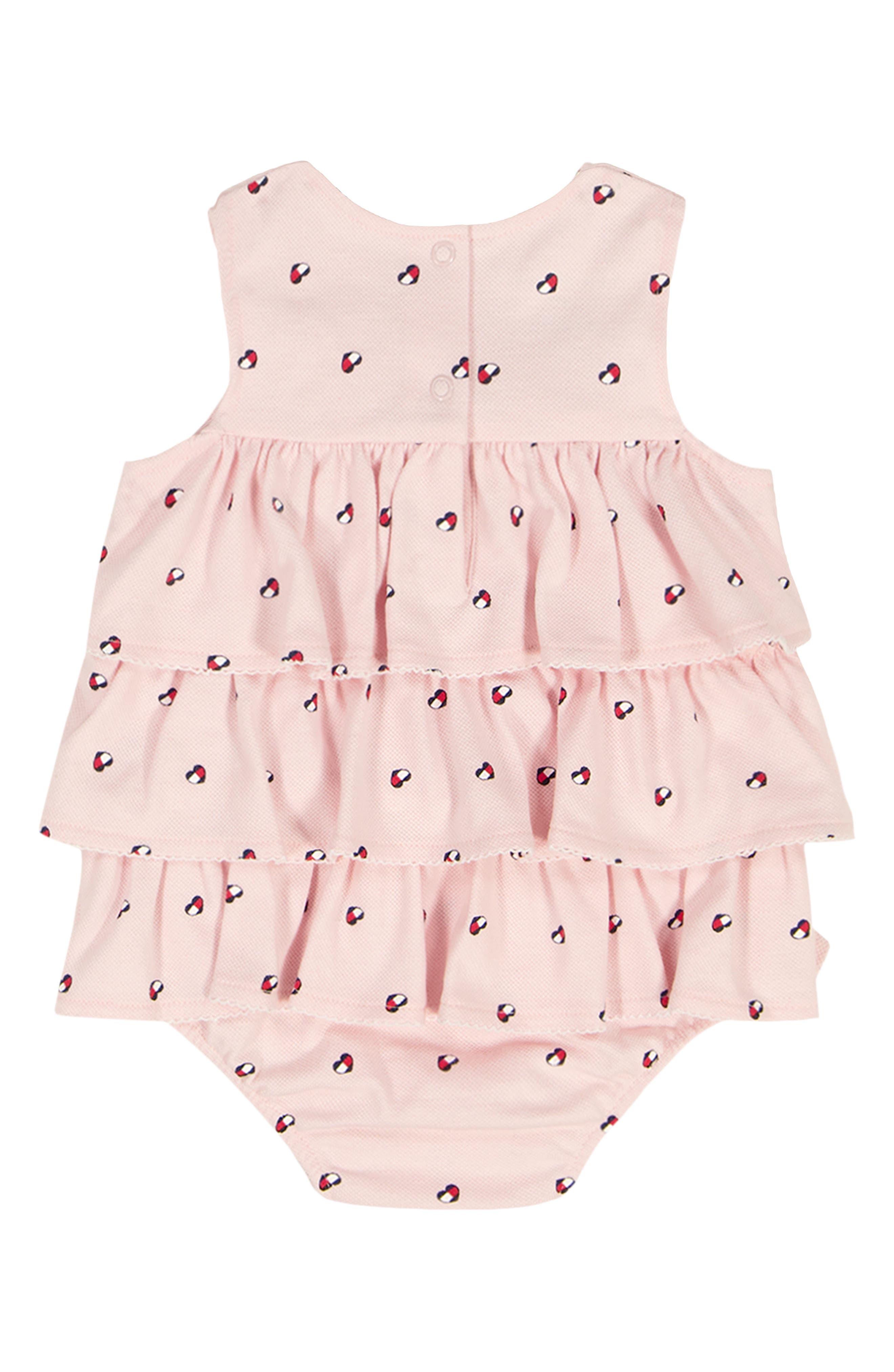 Tommy Hilfiger Ruffle Piquè Bodysuit & Headband Set