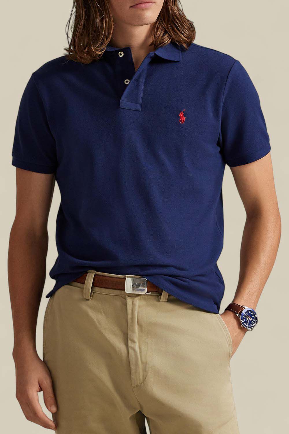 POLO RALPH LAUREN חולצת פולו קצרה סלים
