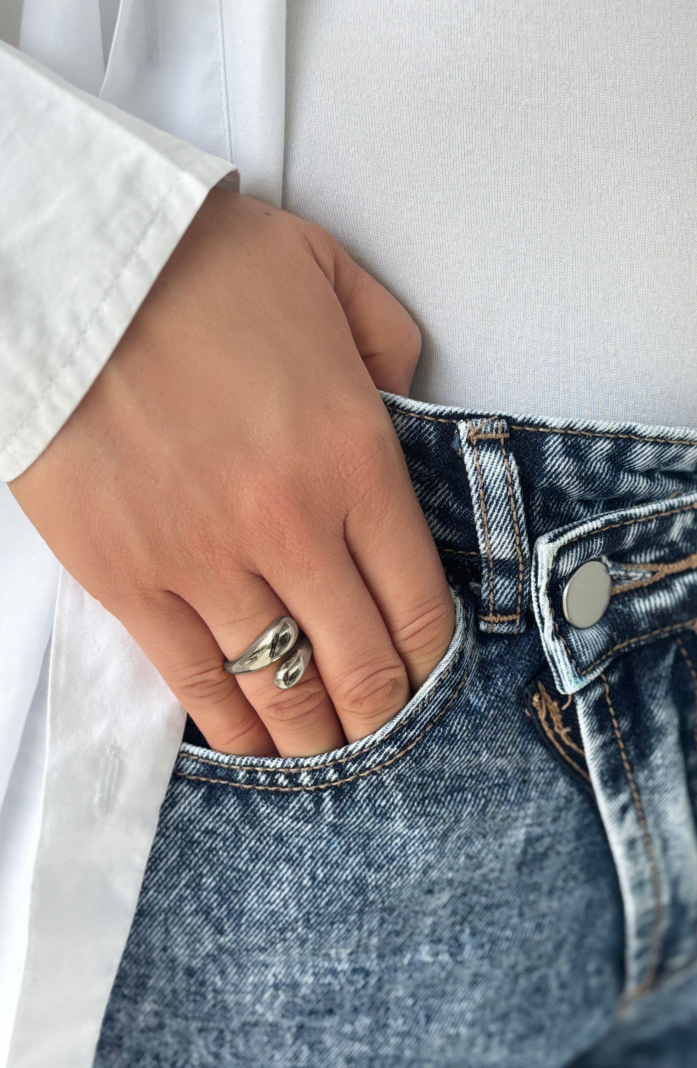 Adornia Water Resistant Wrap Ring
