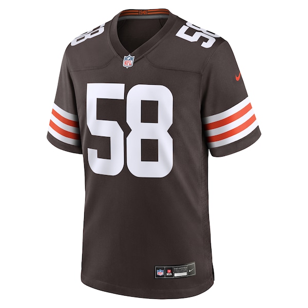 Jordan Hicks Cleveland Browns Nike  Game Jersey -  Brown