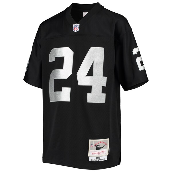 Charles Woodson Las Vegas Raiders Youth 1998 Legacy Retired Player Jersey - Black