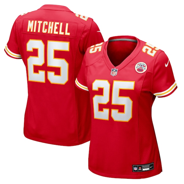 Elijah Mitchell Kansas City Chiefs Nike Women's Team Game Jersey -  Red