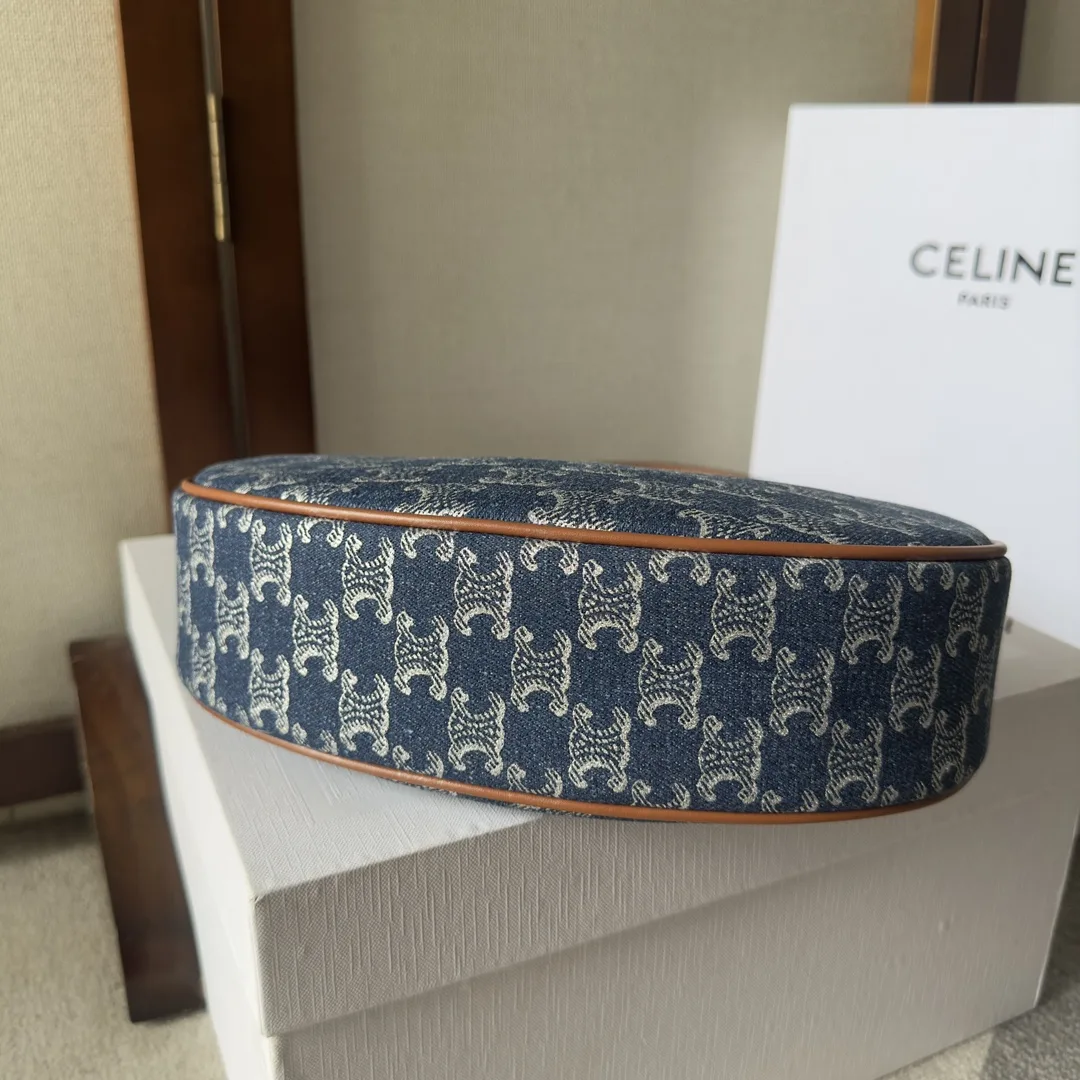 Celine Ava Brown Calfskin Hobo Bag product photo from LabelPicks