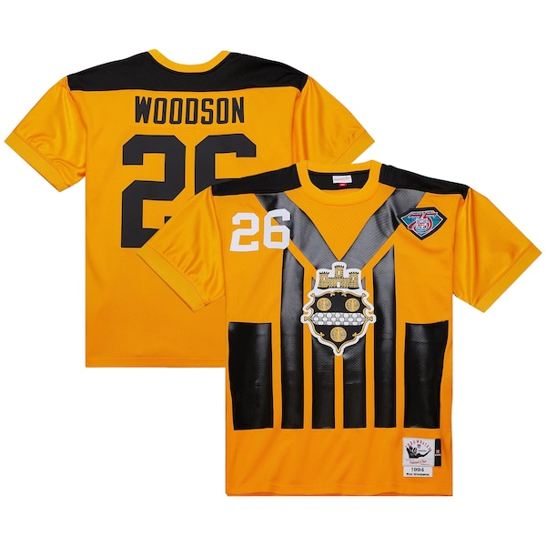 Rod Woodson Pittsburgh Steelers 1994  Authentic Throwback Retired Player Jersey - Gold