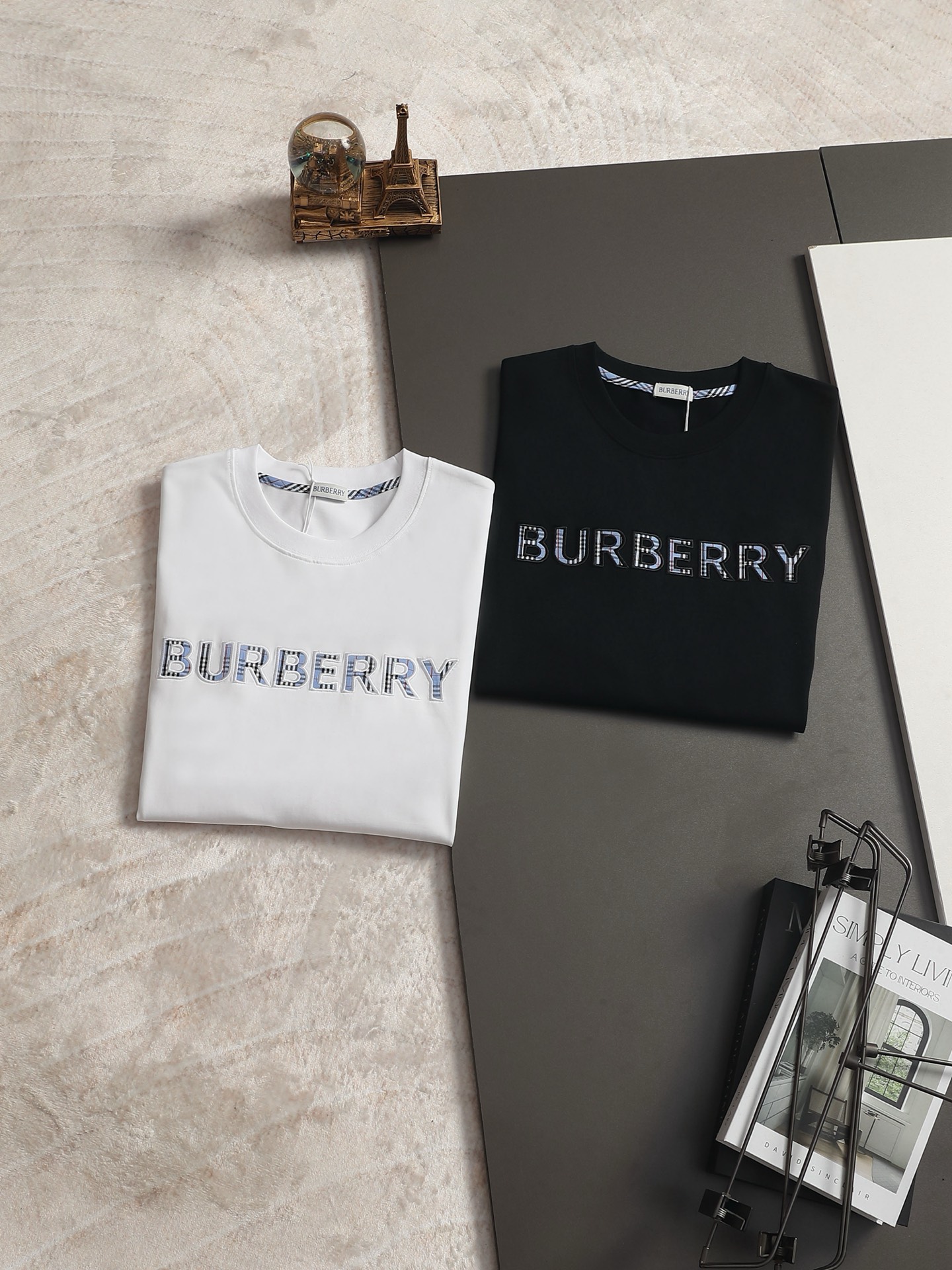 0527 Classic letter prints t-shirt