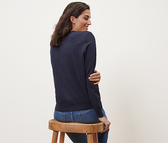 Feinstrick-Cardigan