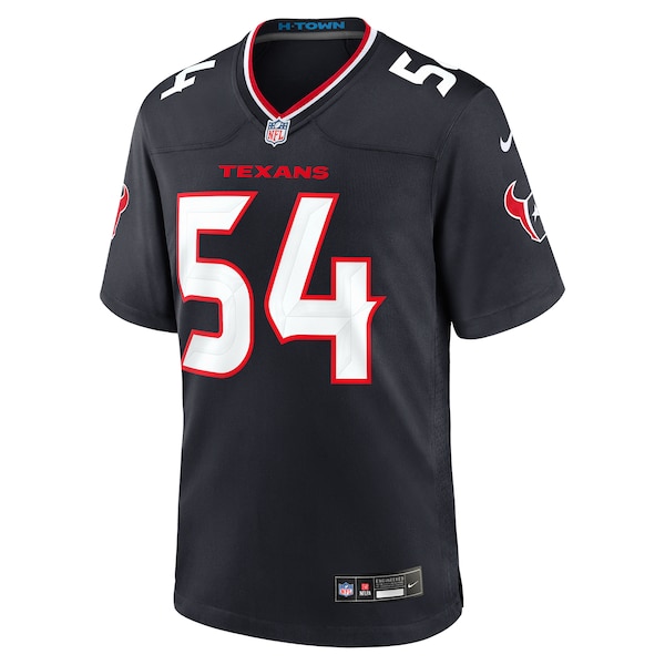 Jarrett Patterson Houston Texans Nike Team Game Jersey -  Navy