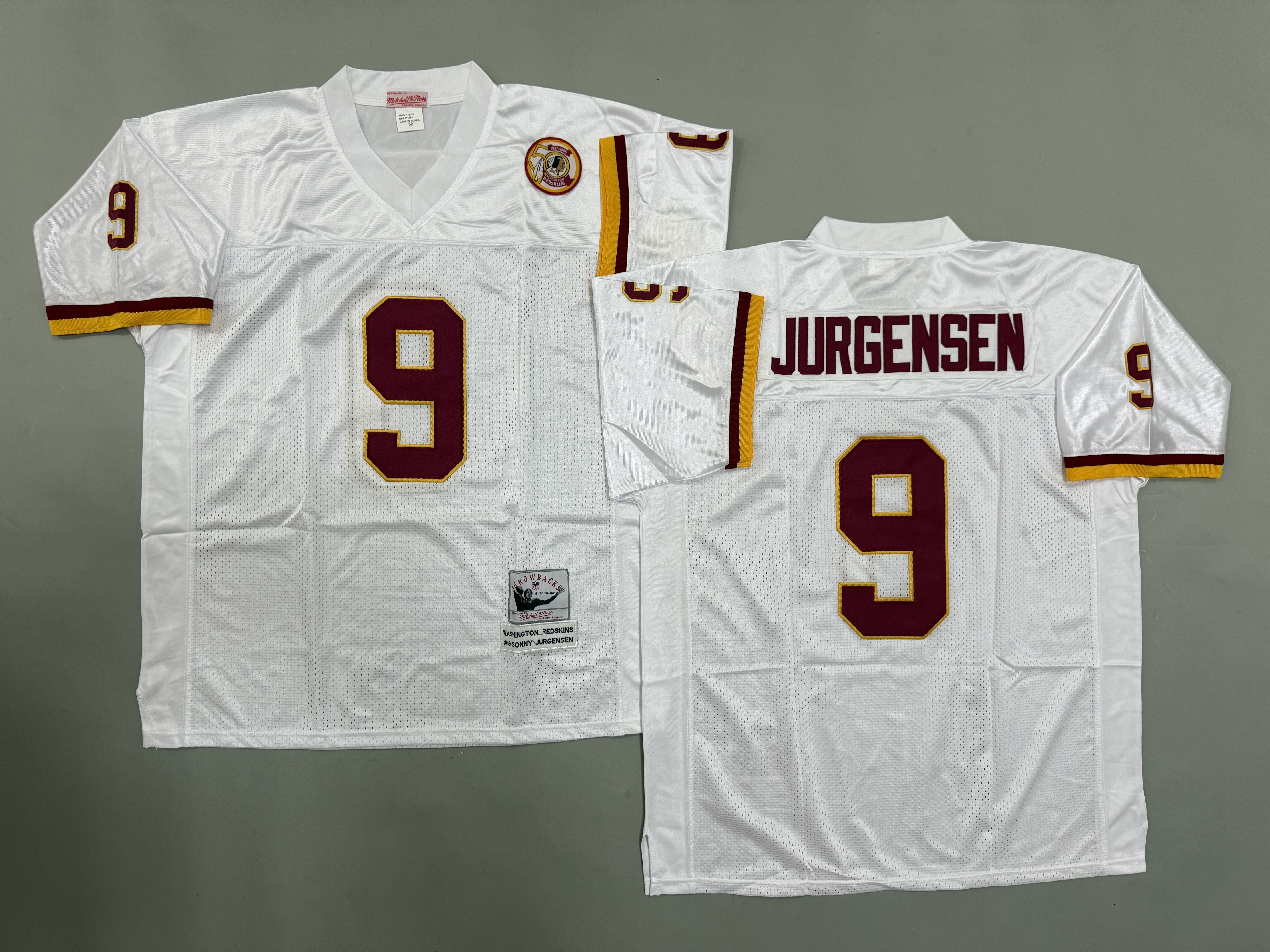 Sonny Jurgensen Washington Redskins Authentic Throwback Retired Player Jersey