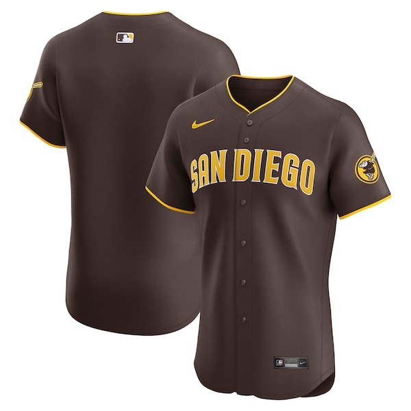 San Diego Padres Nike Alternate Elite Jersey - Brown/Camo/White