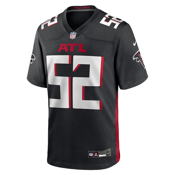 Jovaughn Gwyn Atlanta Falcons Nike Team Game Jersey -  Black