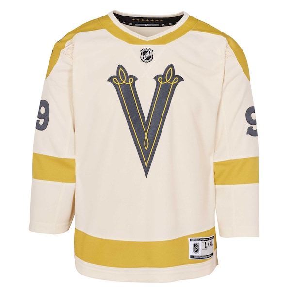Jack Eichel Vegas Golden Knights Youth 2024 NHL Winter Classic Premier Player Jersey - Cream