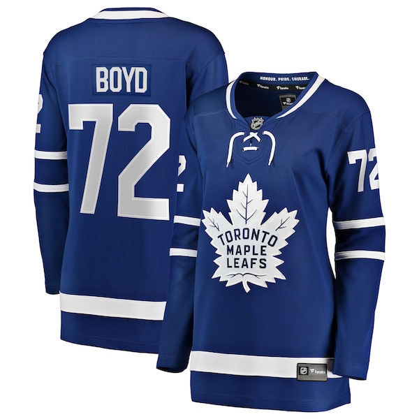 Travis Boyd Toronto Maple Leafs  Women's Home Breakaway Jersey - Blue