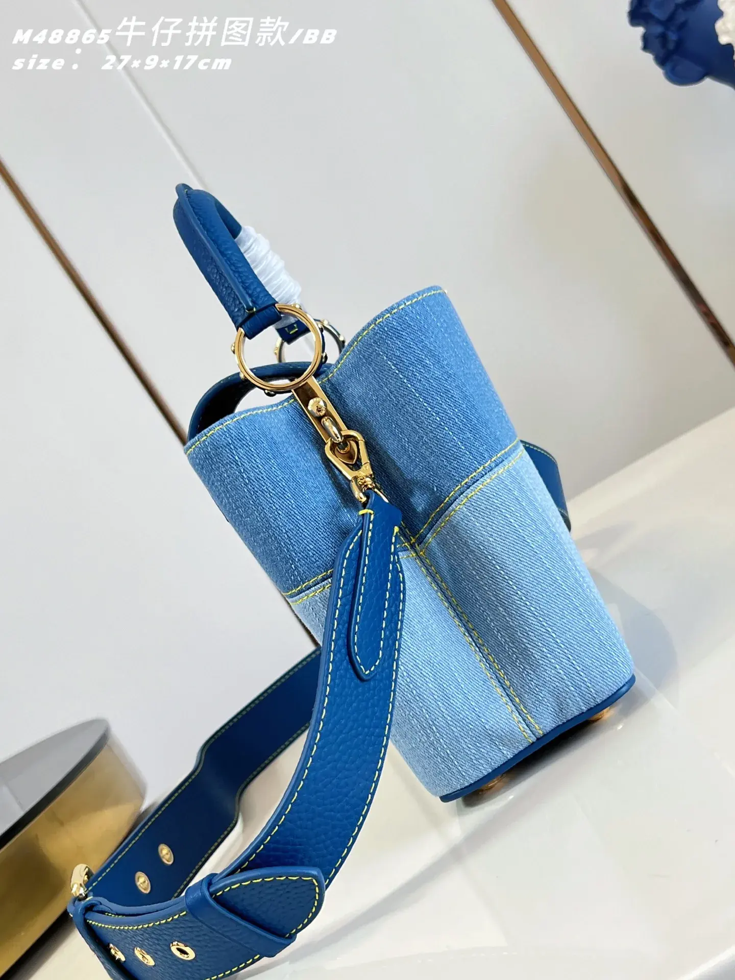 Louis Vuitton Denim Capucines Top Handle Bag product photo from LabelPicks