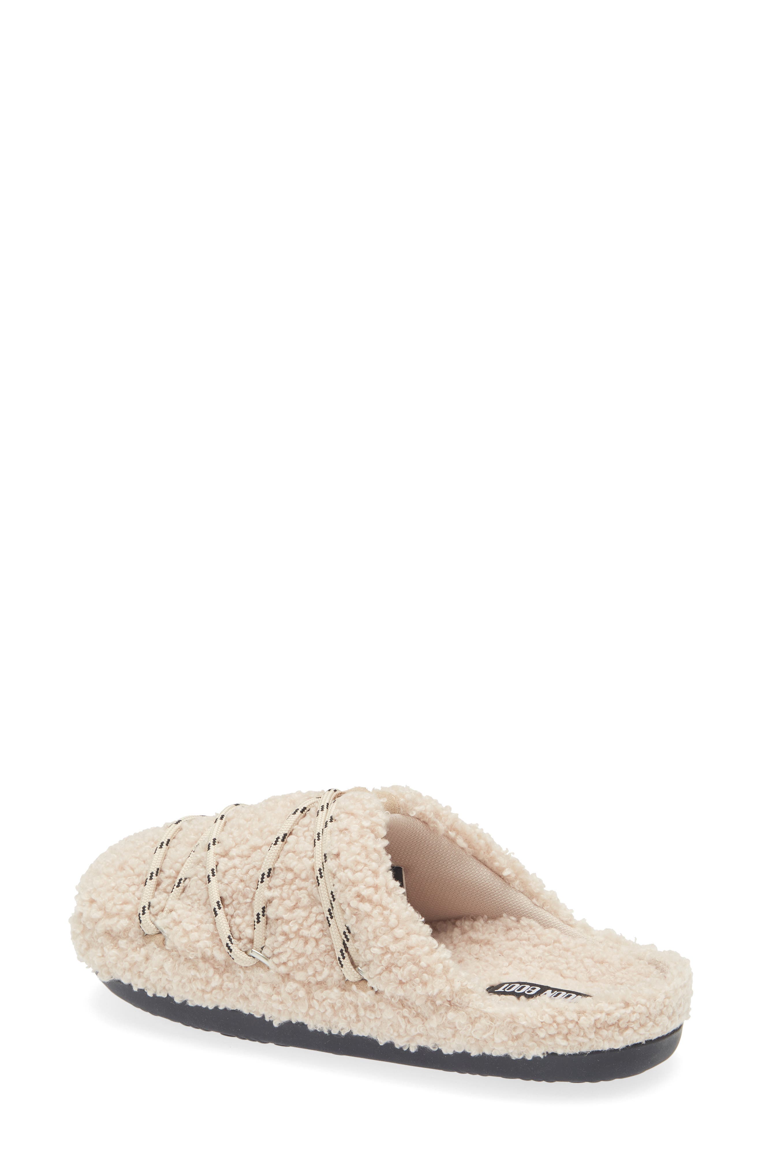 Moon Boot® Teddy Water Repellent Scuff Slipper