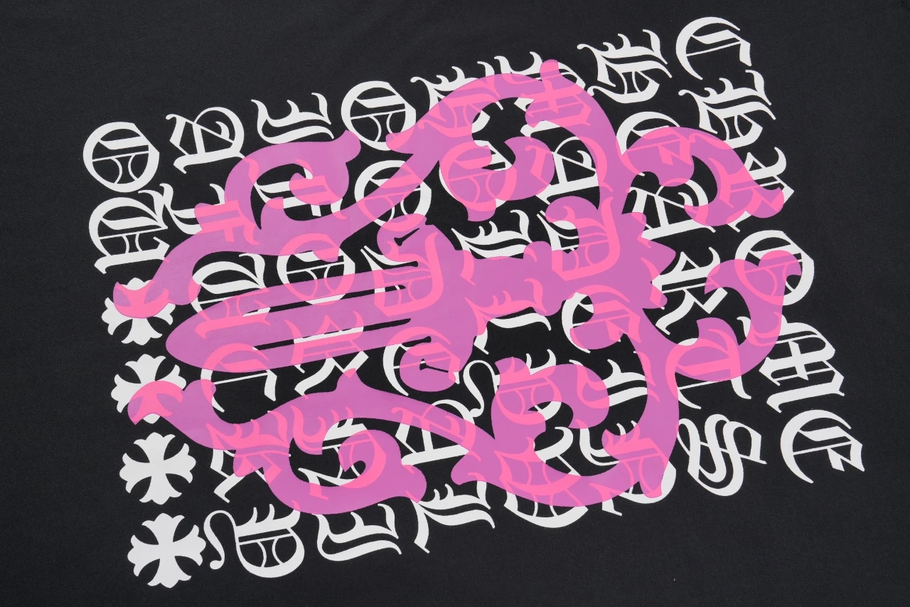 Chrome Hearts Black Pink Dagger Sanskrit T-Shirt product photo from LabelPicks