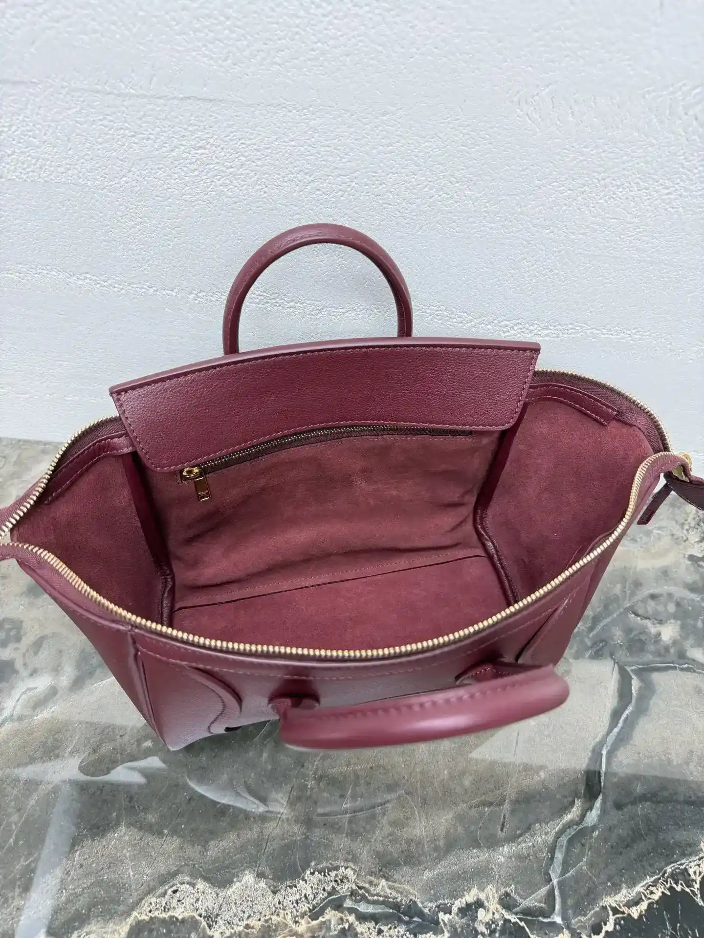Celine Luggage Grained Leather Top Handle Bag product photo from LabelPicks