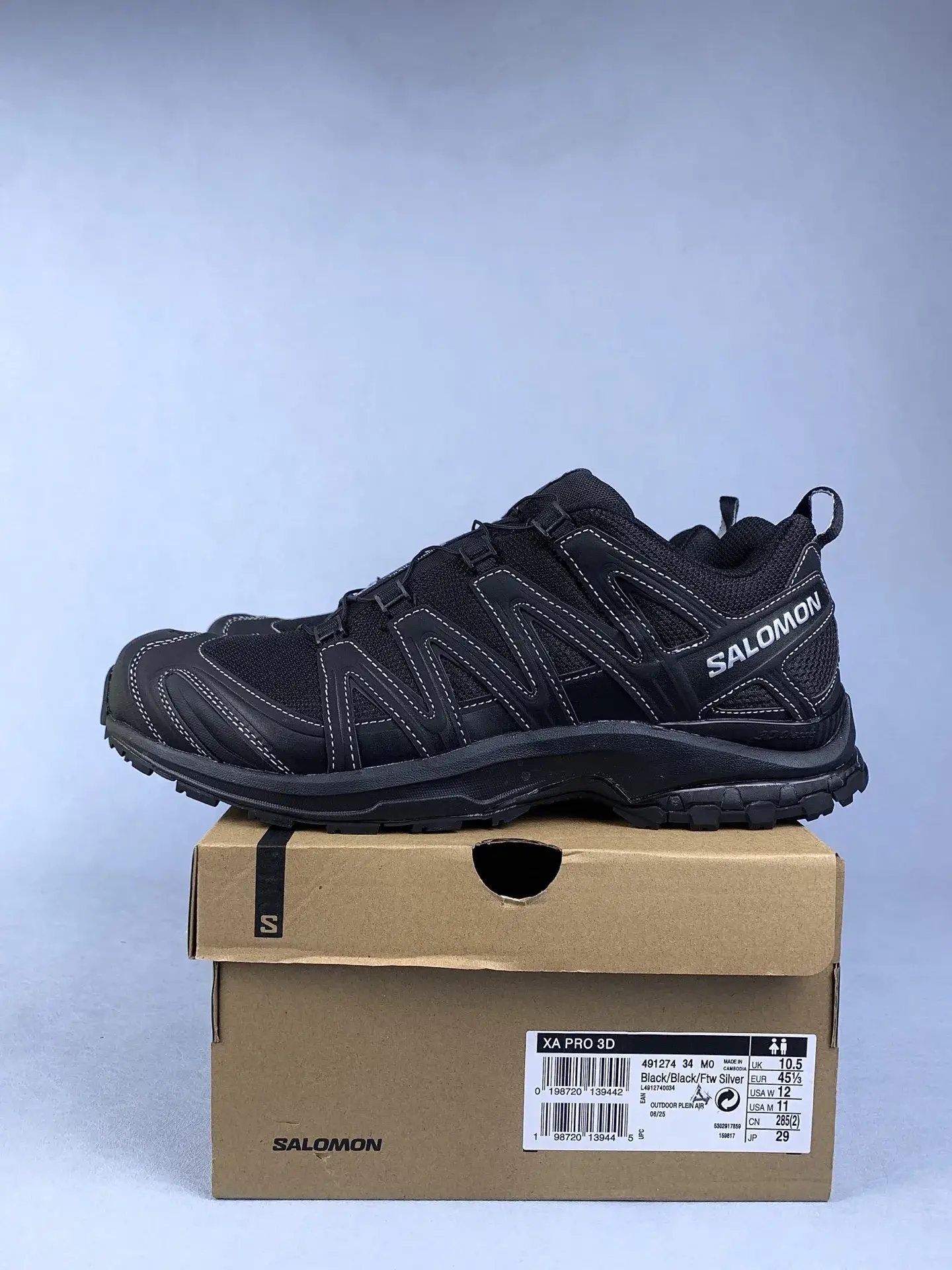 Salomon XA Pro 3D “Black Ftw Silver” Shoes product photo from LabelPicks