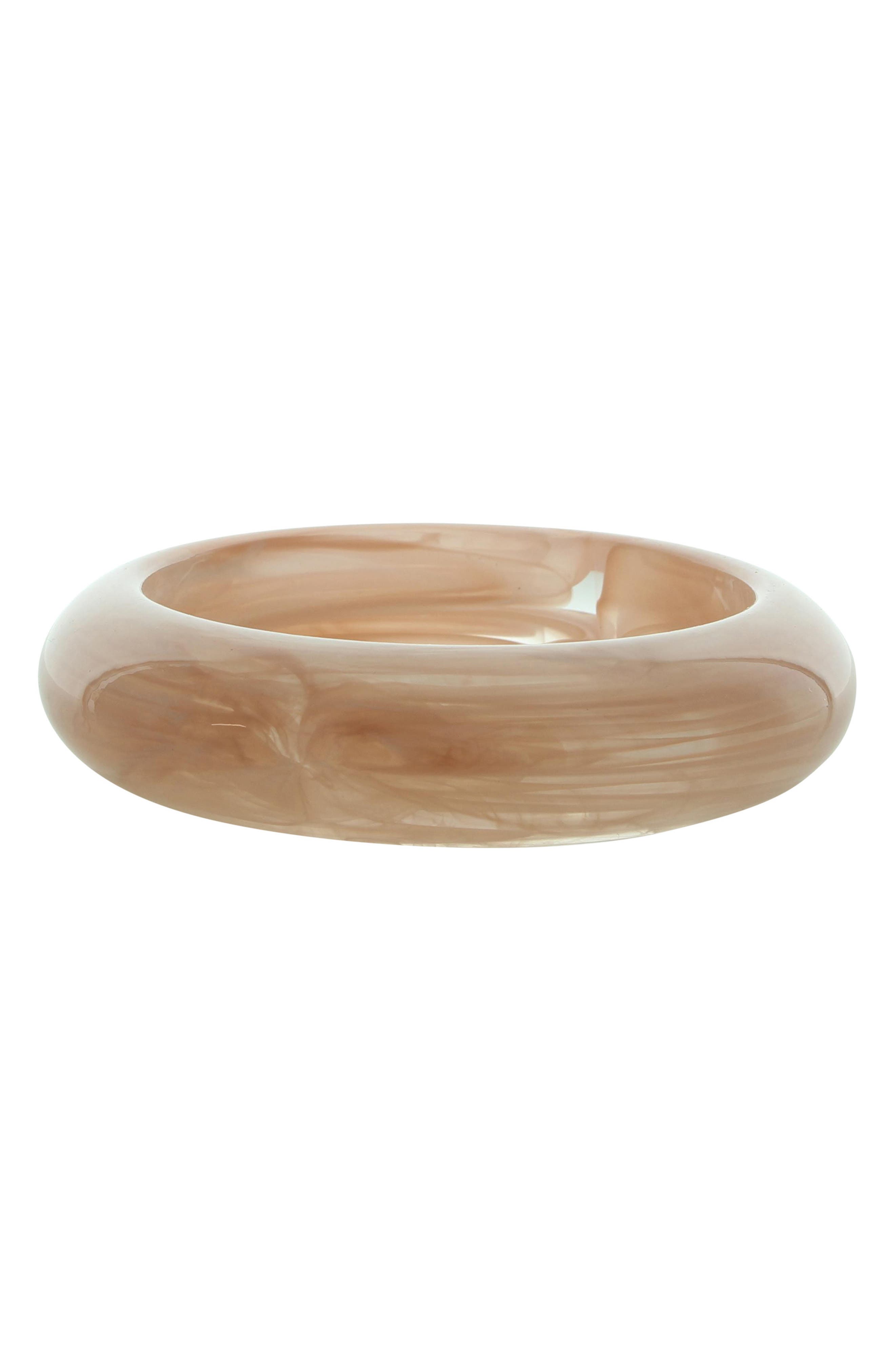 OLIVIA WELLES Rose Resin Bangle Bracelet