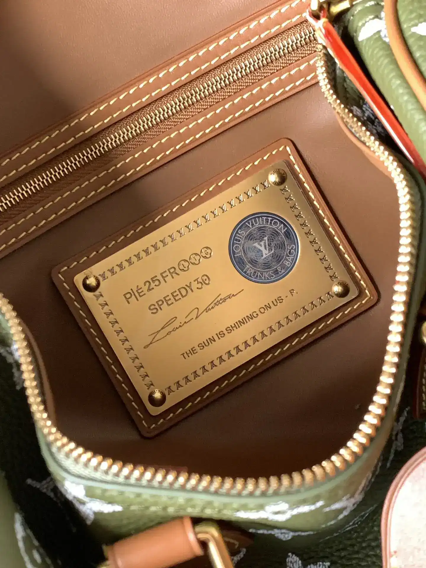 Louis Vuitton Speedy Black Grained Leather Top Handle Bag product photo from LabelPicks