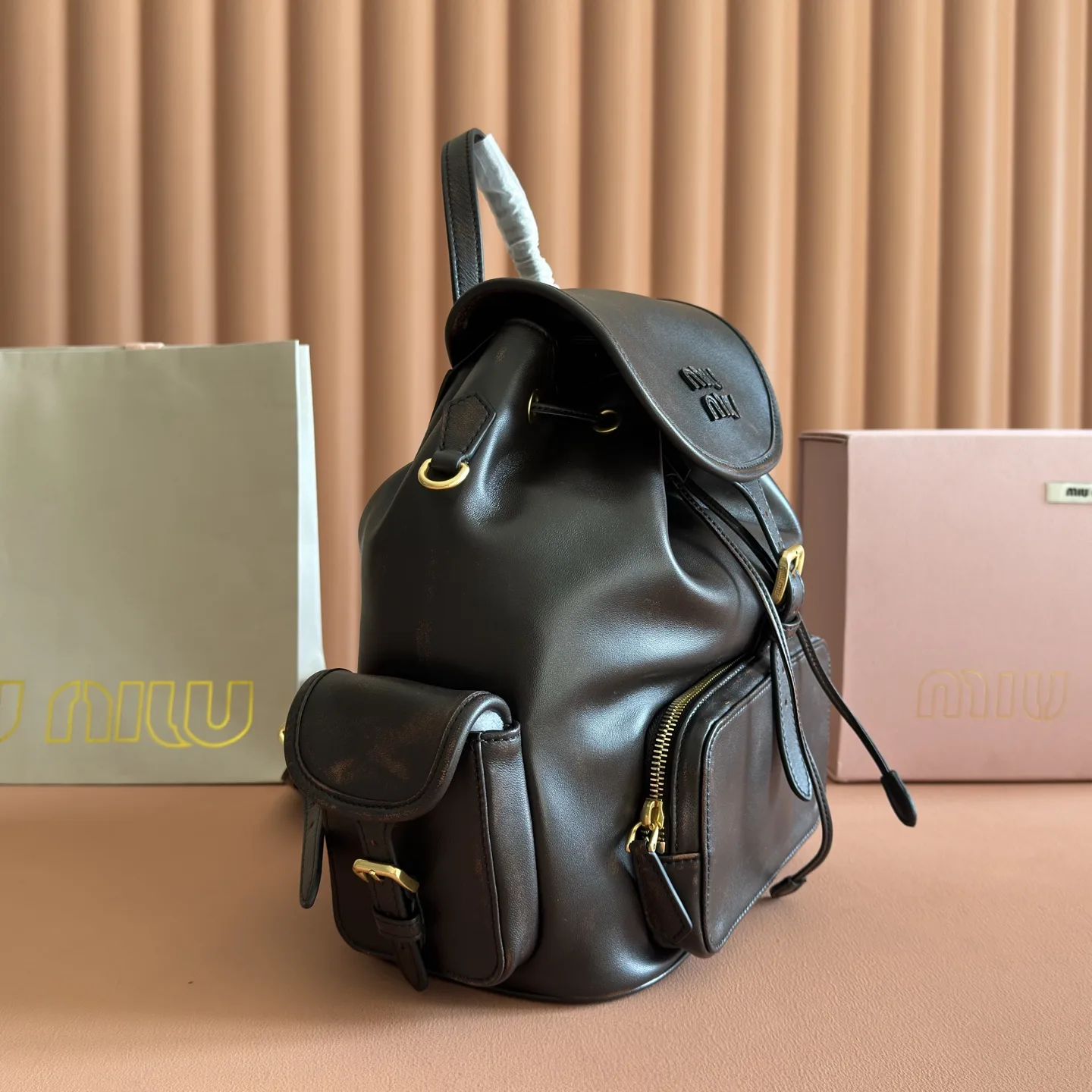 Miu Miu Calfskin Backpack product photo from LabelPicks