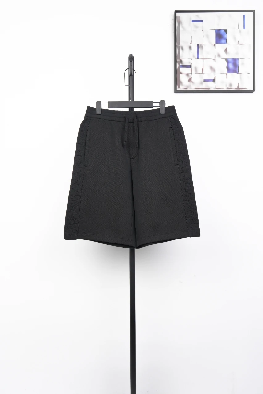Dior Black Tonal Jacquard Shorts product photo from LabelPicks