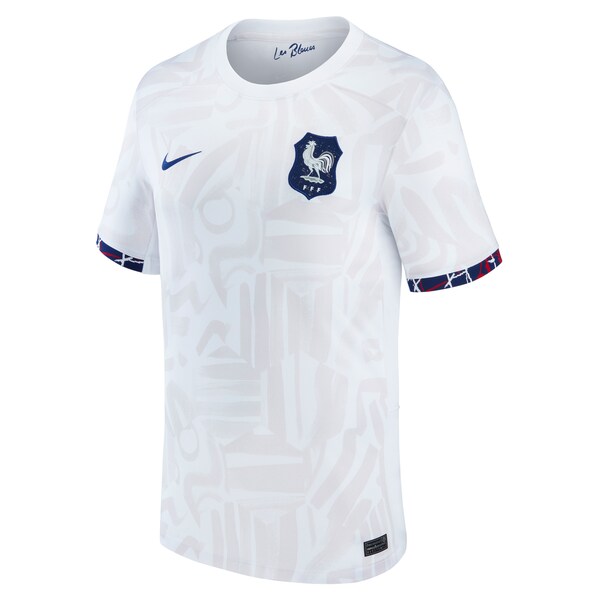 France Women's National Team Nike 2023 Away Stadium Replica Jersey - White