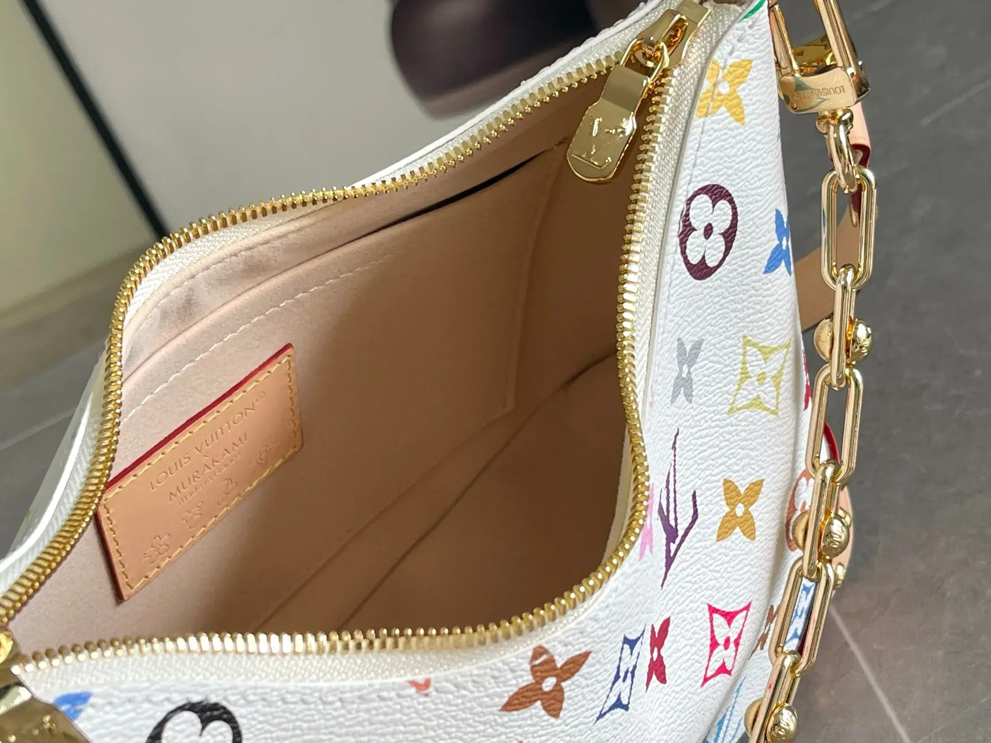 Louis Vuitton Gold Canvas and Leather Shoulder Bag product photo from LabelPicks