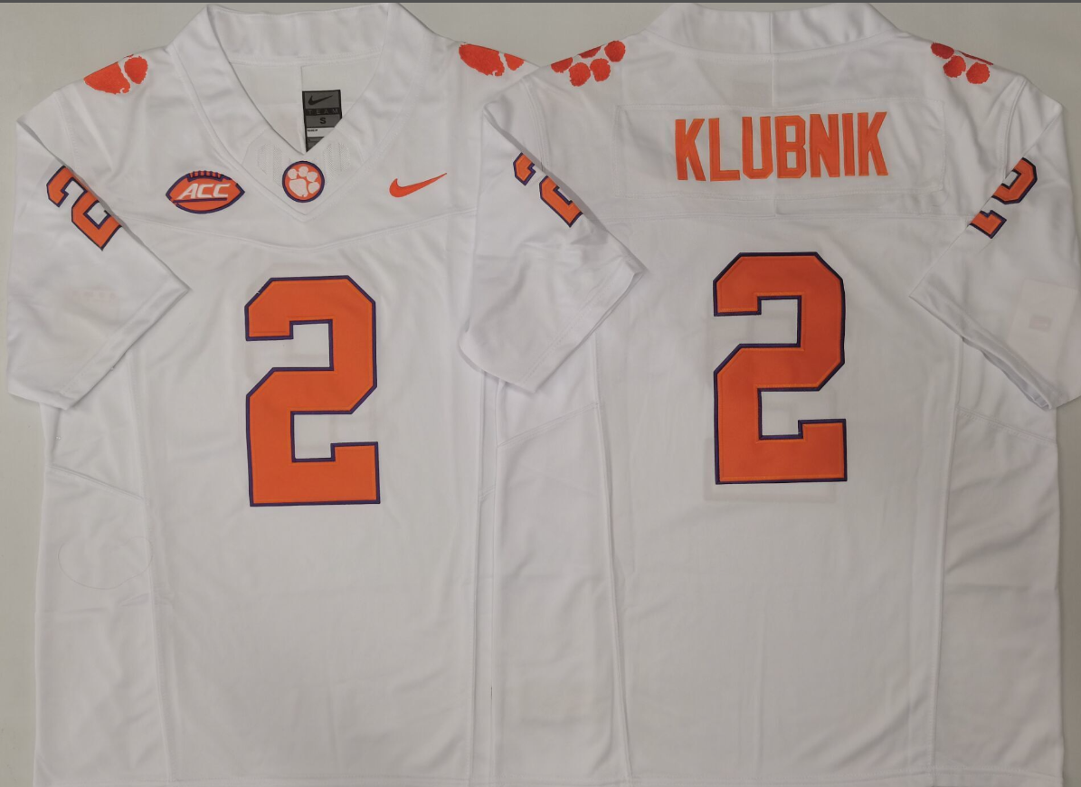 Cade Klubnik NCAA Clemson Tigers Nike Vapor Limited Jersey