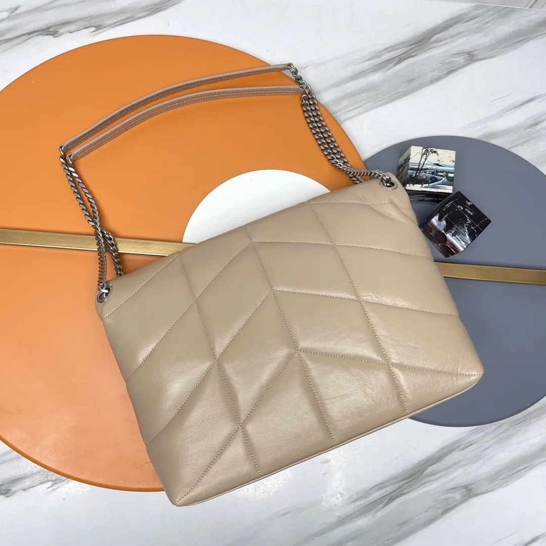 Saint Laurent Beige Loulou Quilted Leather Shoulder Bag product photo from LabelPicks