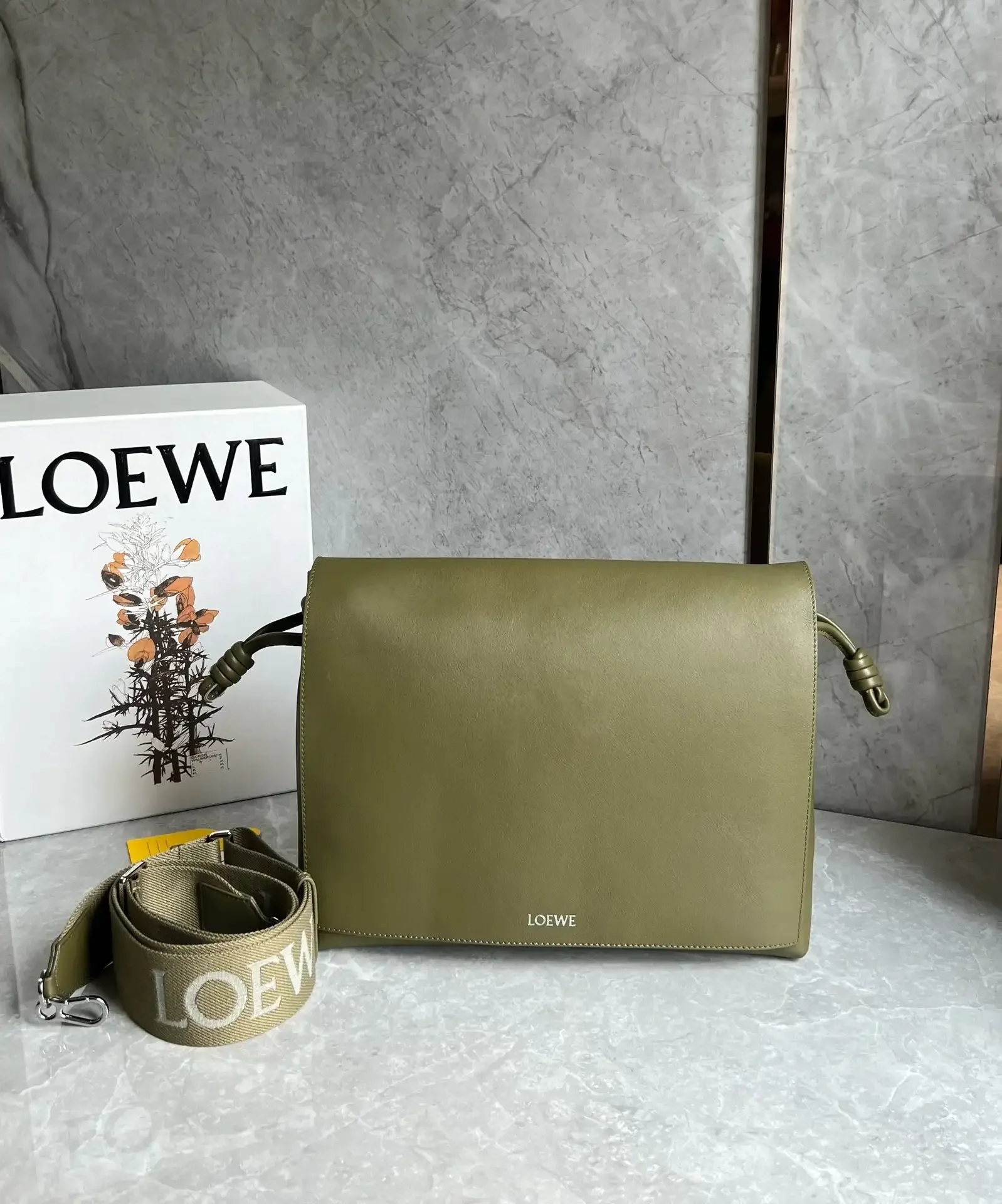 Loewe Flamenco Calfskin Crossbody Bag product photo from LabelPicks