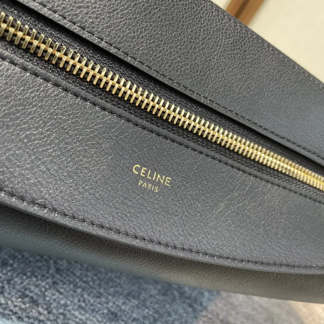 Celine Black Triomphe Canvas Shoulder Bag product photo from LabelPicks