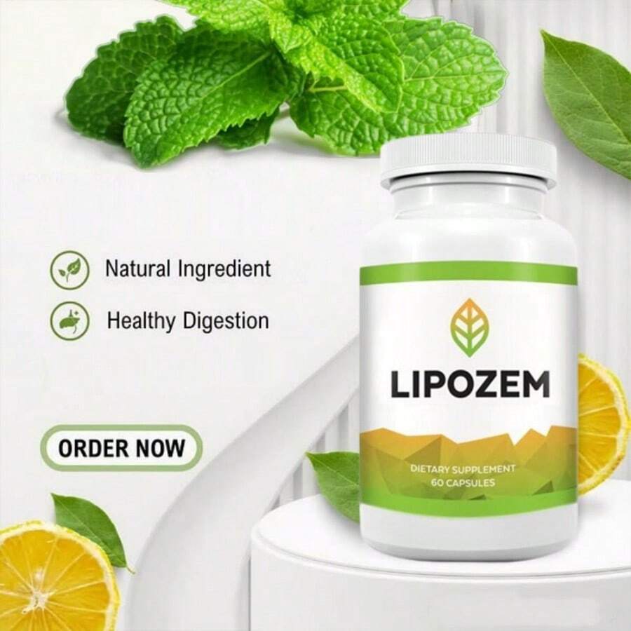 Lipozem Advanced BHB Supplement – Natural Metabolism, Energy & Digestive Support – Fat Burning, Hormonal Balance & Daily Vitality – 60 Capsules