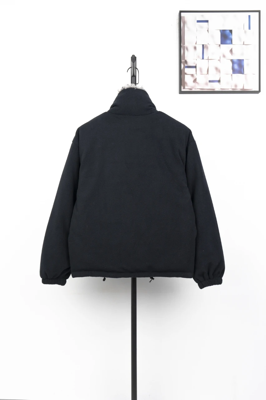 Miu Miu Black Fur Collar Embroidered Down Jacket product photo from LabelPicks