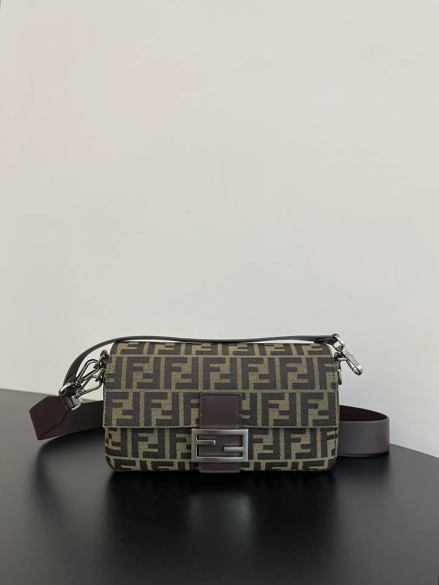 Fendi Baguette Monogram Canvas Shoulder Bag product photo from LabelPicks
