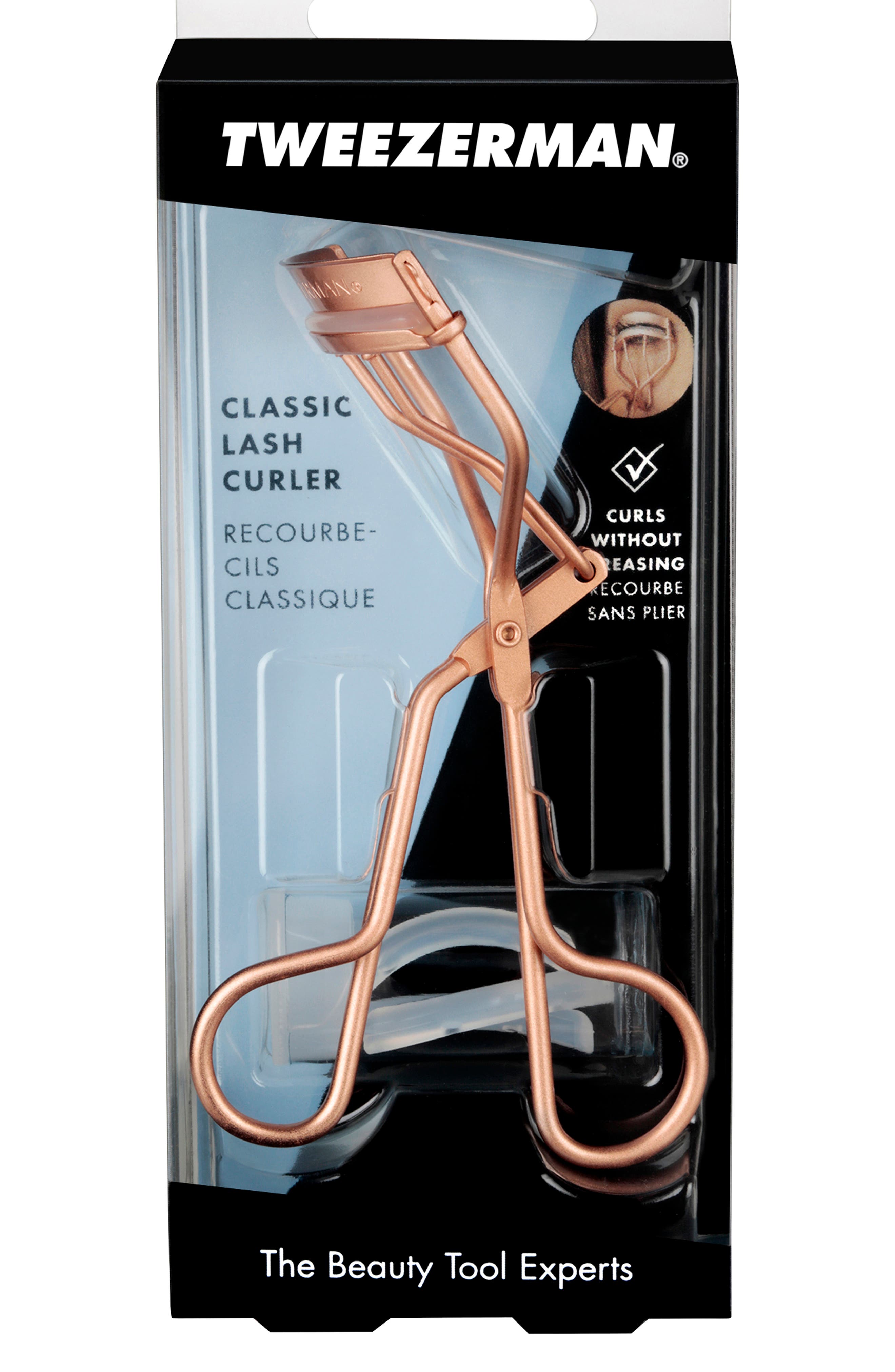 TWEEZERMAN Rose Gold Classic Lash Curler