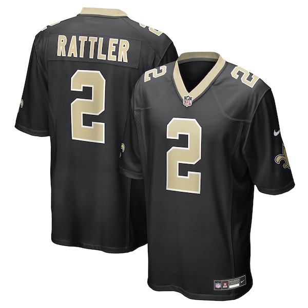 Spencer Rattler New Orleans Saints Nike Team Game Jersey -  Black