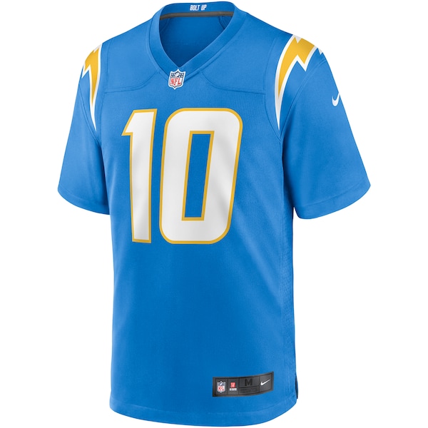 Justin Herbert Los Angeles Chargers Nike Player Game Jersey - Powder Blue