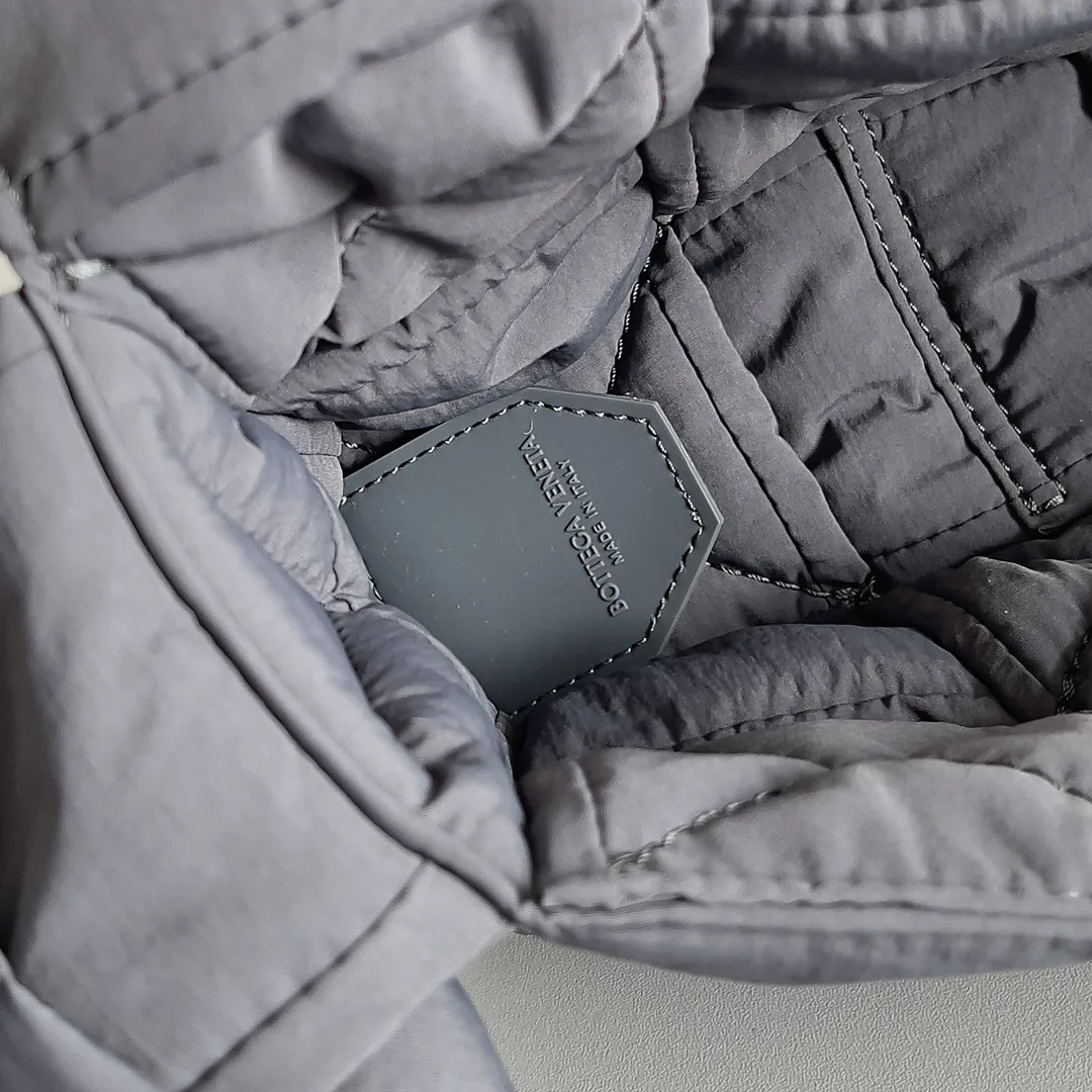 Bottega Veneta Grey Cassette Nylon Belt Bag product photo from LabelPicks