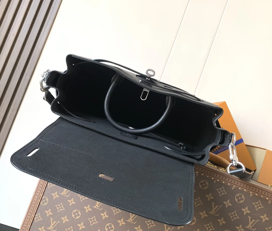 Louis Vuitton Black Monogram Canvas Tote Bag product photo from LabelPicks