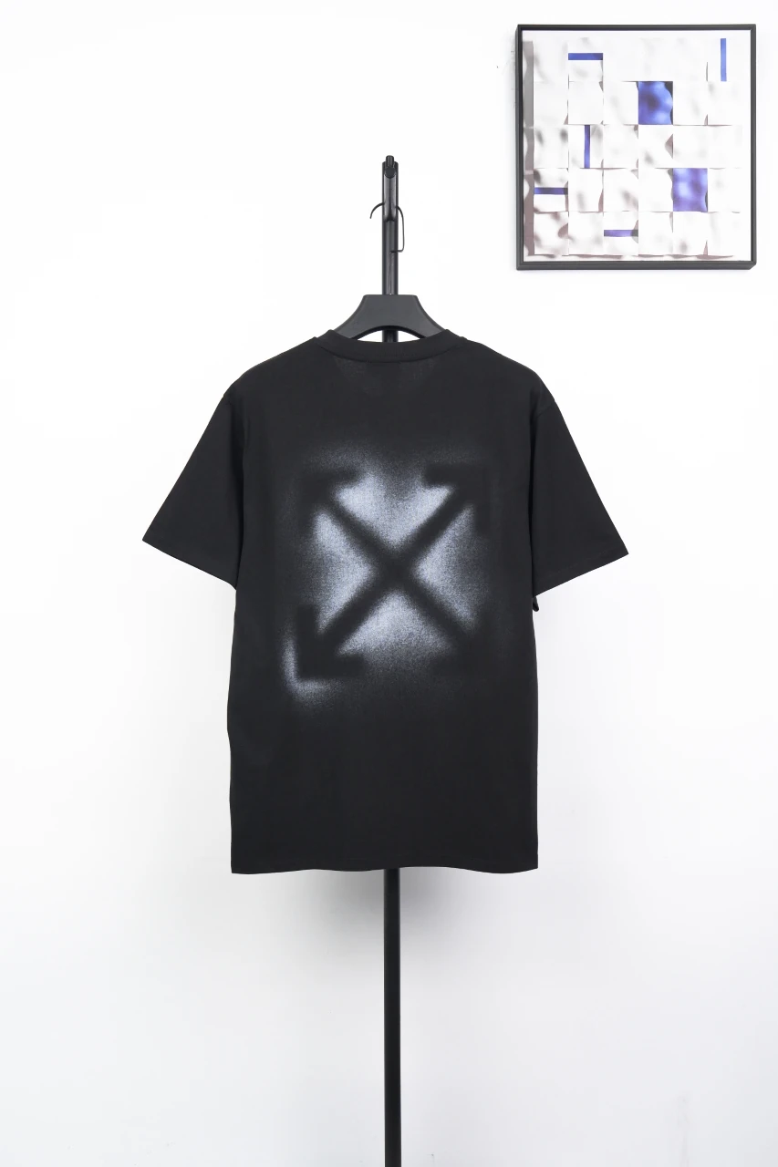 Off-White Black White Spray Arrow T-Shirt product photo from LabelPicks