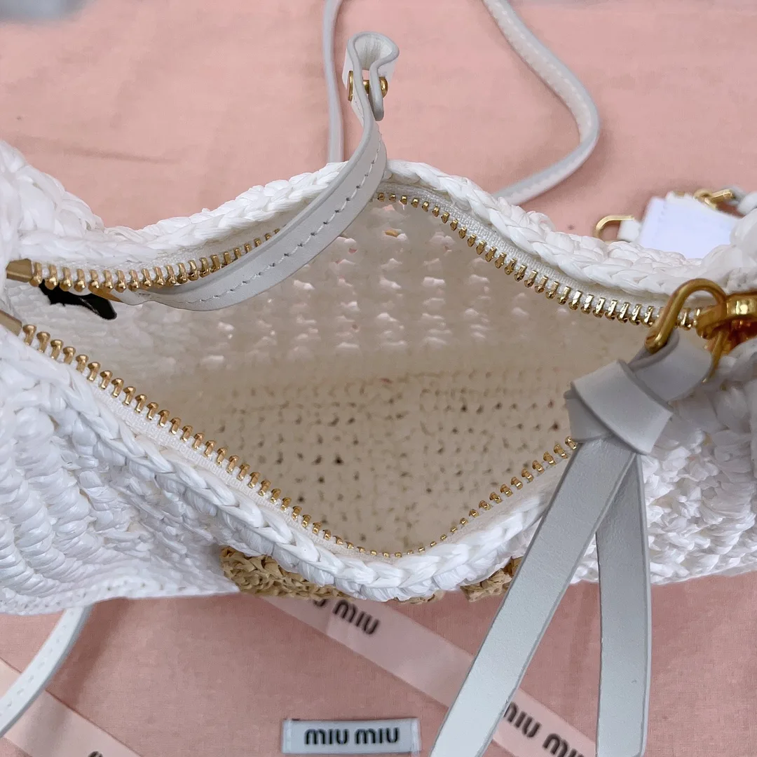 Miu Miu Woven Leather Hobo Bag product photo from LabelPicks