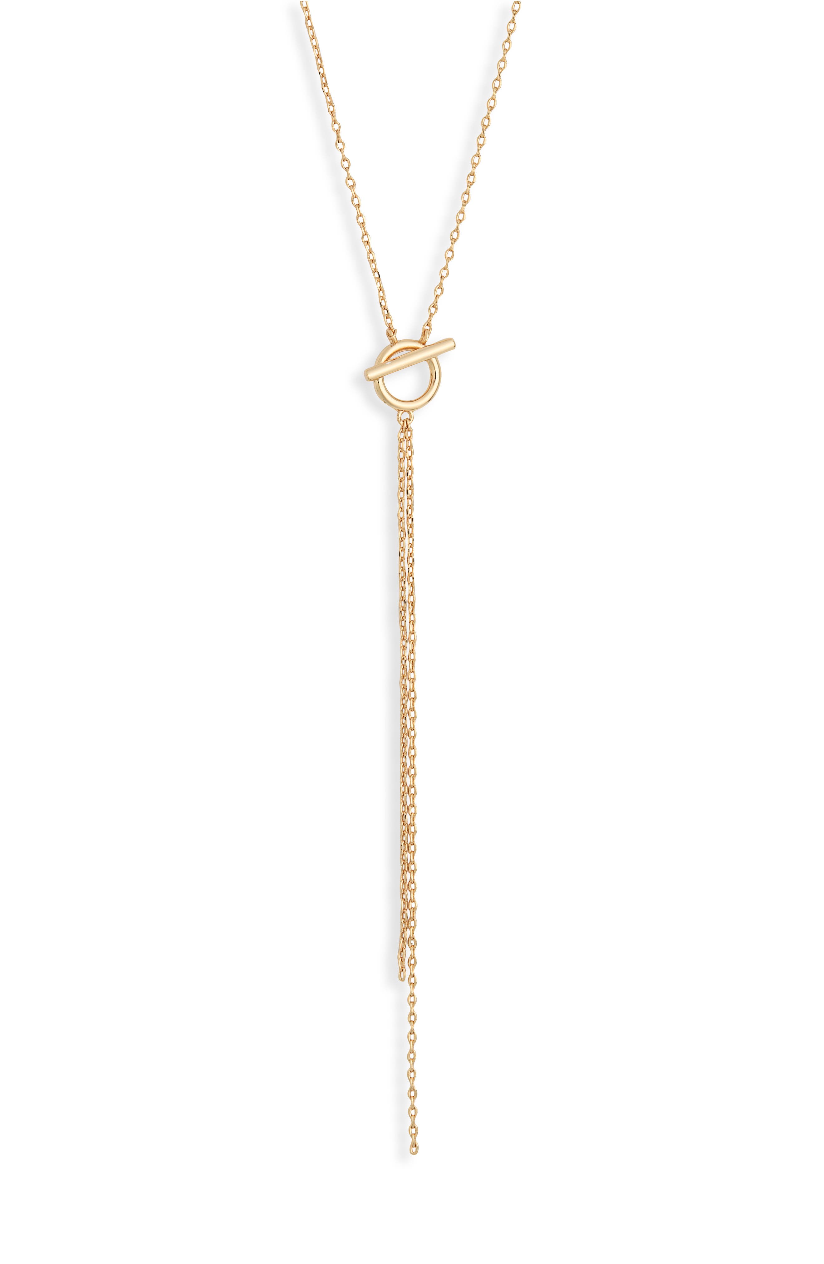 NORDSTROM RACK Toggle Y-Drop Necklace