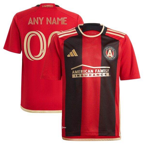 Atlanta United FC adidas Youth 2024 The 17s' Kit Replica Custom Jersey - Black