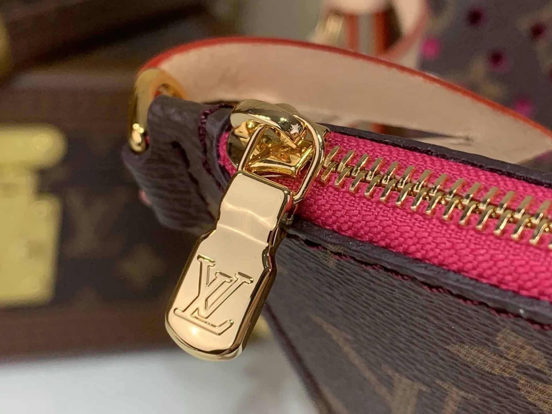 Louis Vuitton Red Monogram Canvas Bucket Bag product photo from LabelPicks