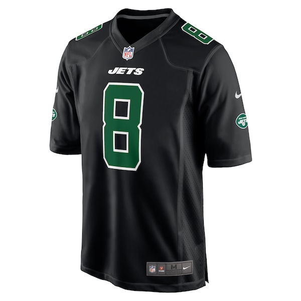 New York Jets Nike Fashion Game Custom Jersey - Black